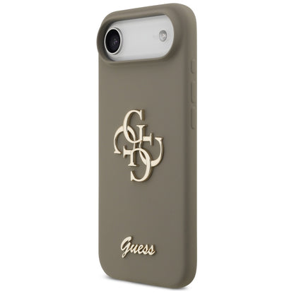 Funda para Apple iPhone 17 Air, Guess, Big 4G Script, Marrón