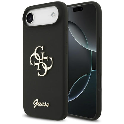 Funda para Apple iPhone 17 Air, Guess, Big 4G Script, Negra