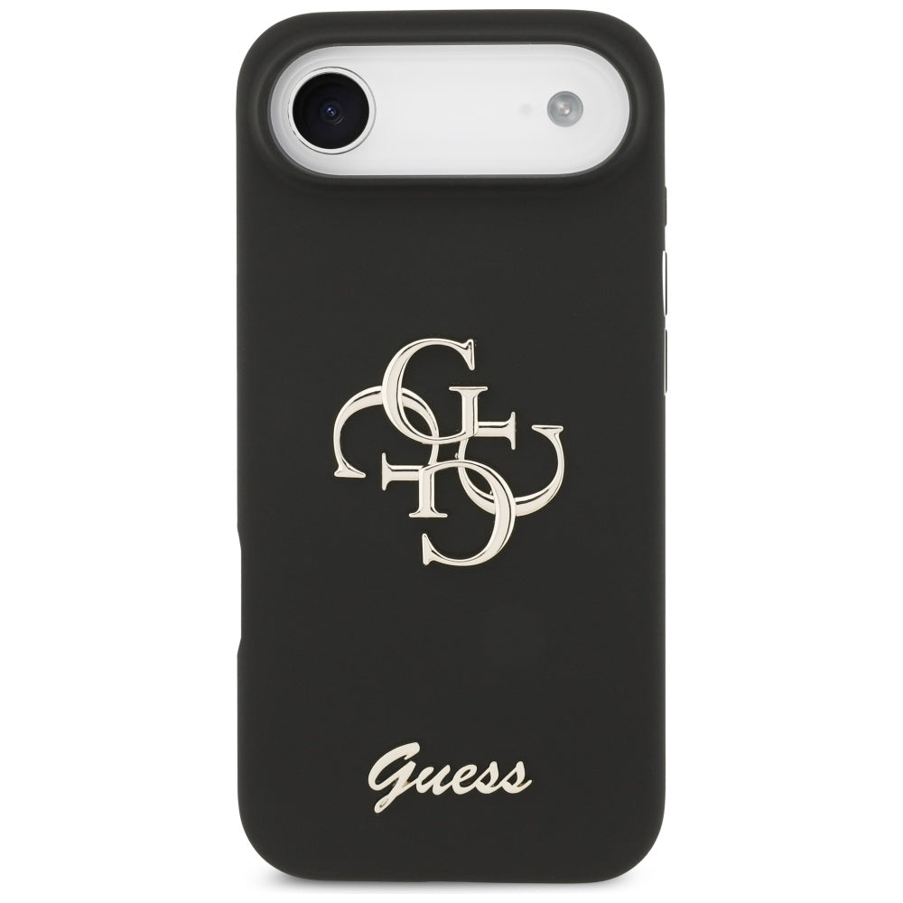 Funda para Apple iPhone 17 Air, Guess, Big 4G Script, Negra