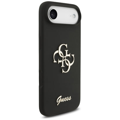 Funda para Apple iPhone 17 Air, Guess, Big 4G Script, Negra
