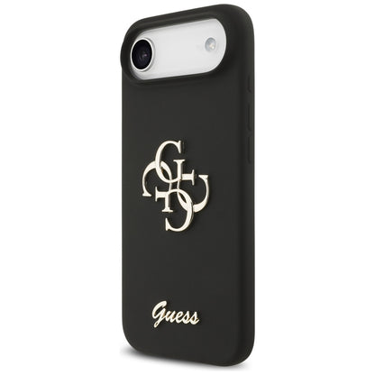 Funda para Apple iPhone 17 Air, Guess, Big 4G Script, Negra