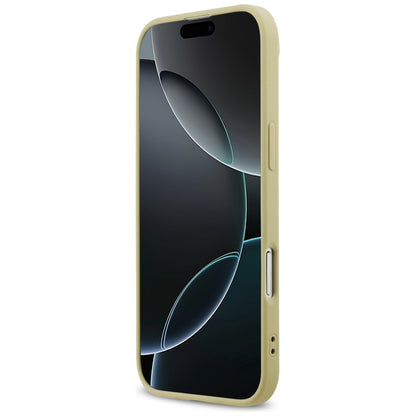 Funda para Apple iPhone 17 Air, Guess, Fixed Glitter Big 4G, Dorada.
