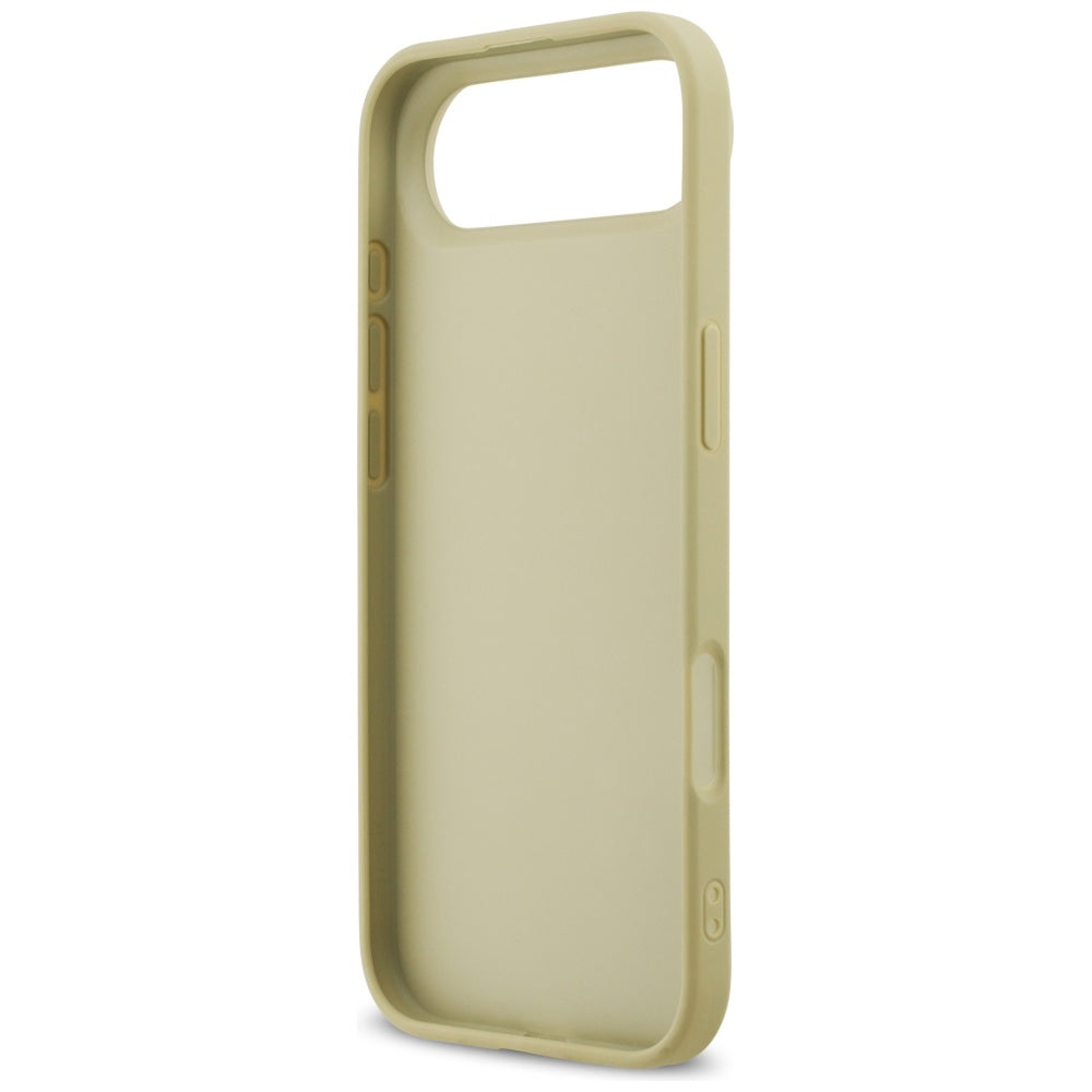 Funda para Apple iPhone 17 Air, Guess, Fixed Glitter Big 4G, Dorada.