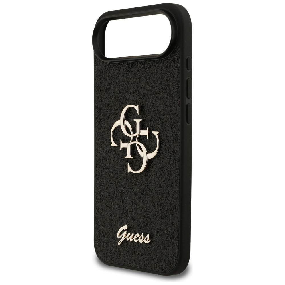 Funda para Apple iPhone 17 Air, Guess, Fixed Glitter Big 4G, Negra