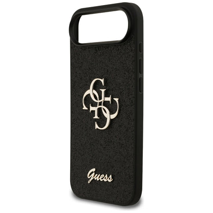 Funda para Apple iPhone 17 Air, Guess, Fixed Glitter Big 4G, Negra