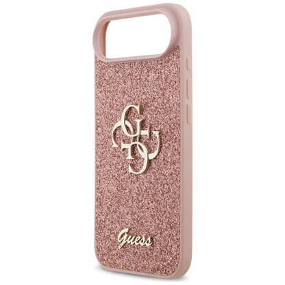 Funda para Apple iPhone 17 Air, Guess, Fixed Glitter Big 4G, Rosa