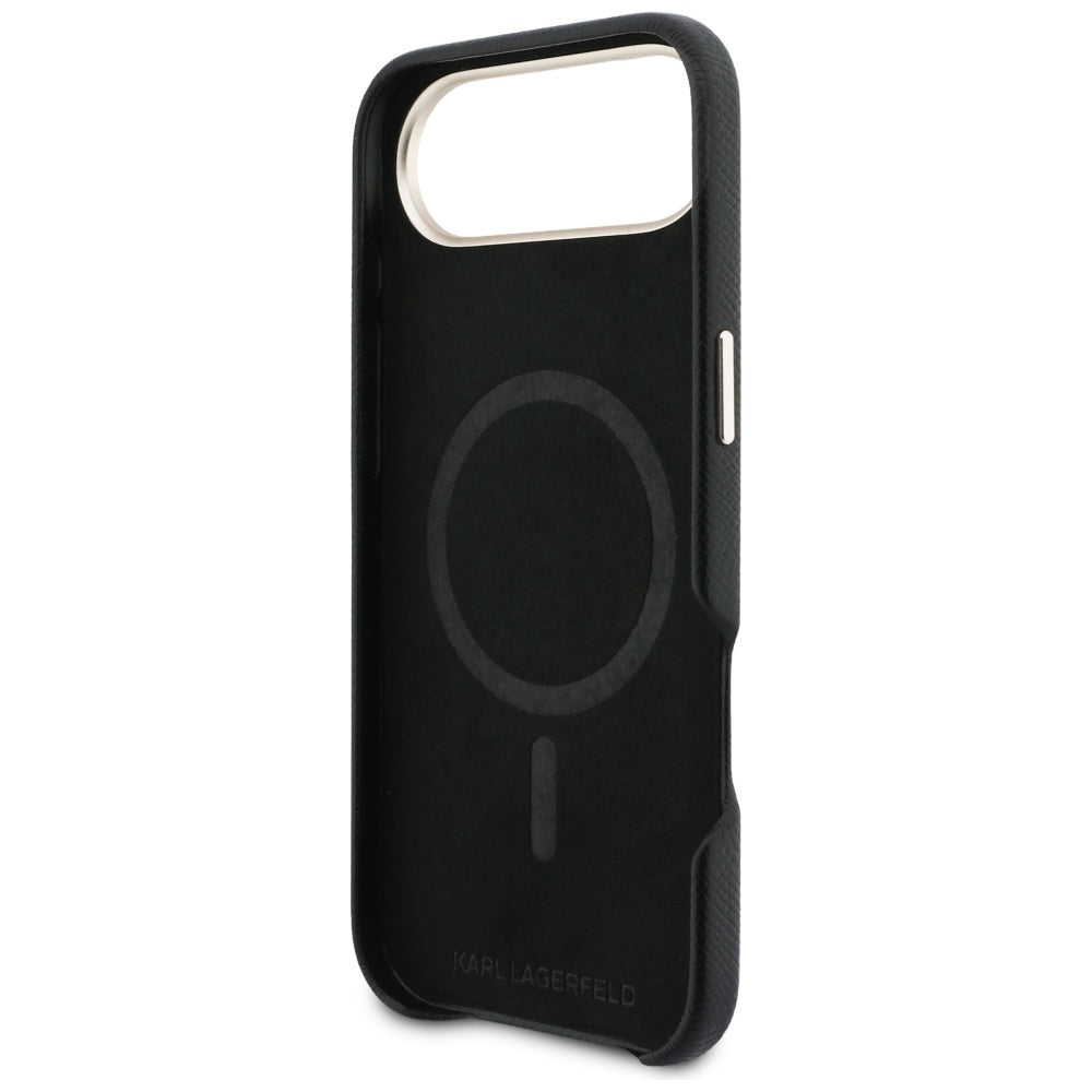 Funda para Apple iPhone 17 Air, Karl Lagerfeld, Karl Head Logo, Negra