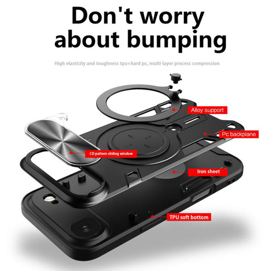 Funda para Apple iPhone 17 Air, Techsuit, CamGuard Pro, Negra