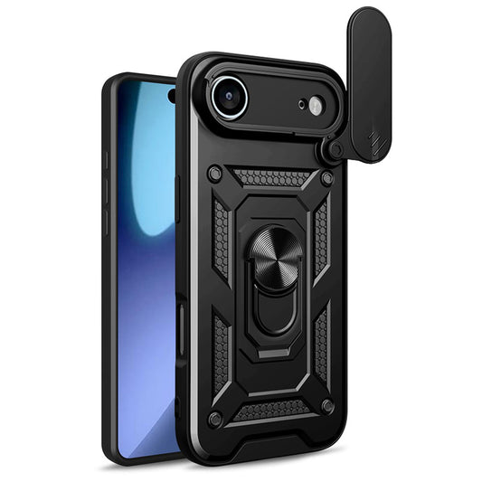 Funda para Apple iPhone 17 Air, Techsuit, CamShield, Negra