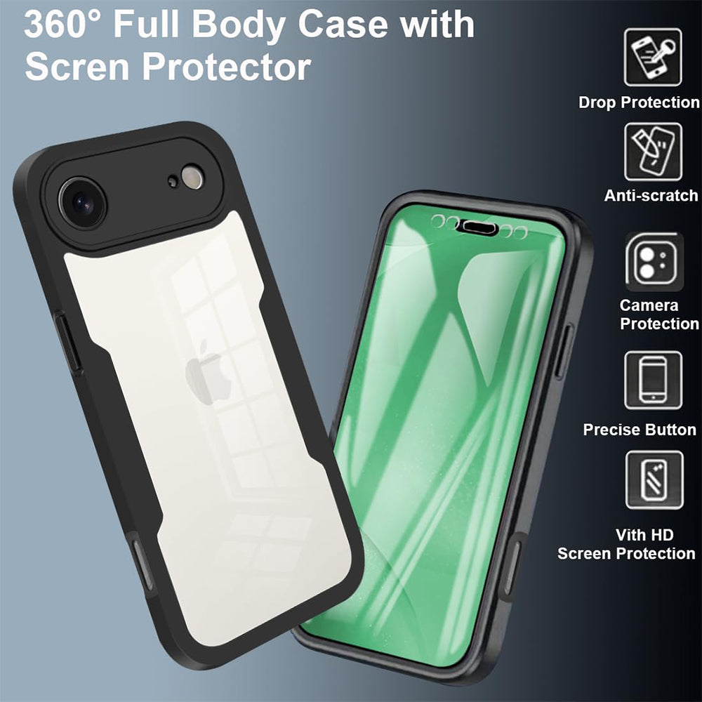 Funda para Apple iPhone 17 Air, Techsuit, ColorVerse 360, Negra