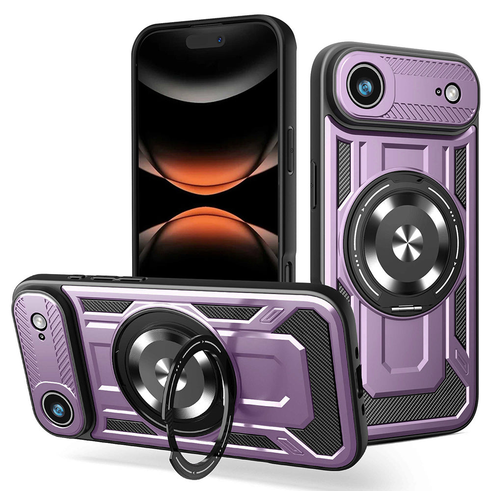 Funda para Apple iPhone 17 Air, Techsuit, RuggedCam, Morado