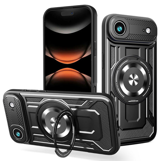 Funda para Apple iPhone 17 Air, Techsuit, RuggedCam, Negra