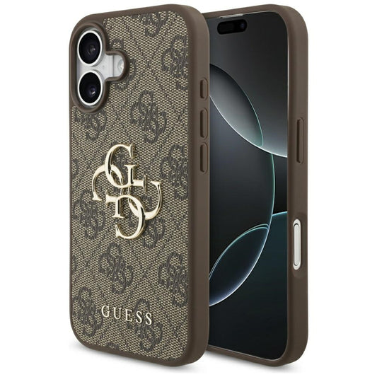 Funda para Apple iPhone 17, Guess, 4G Big Logo, Marrón