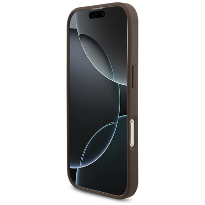 Funda para Apple iPhone 17, Guess, 4G Big Logo, Marrón