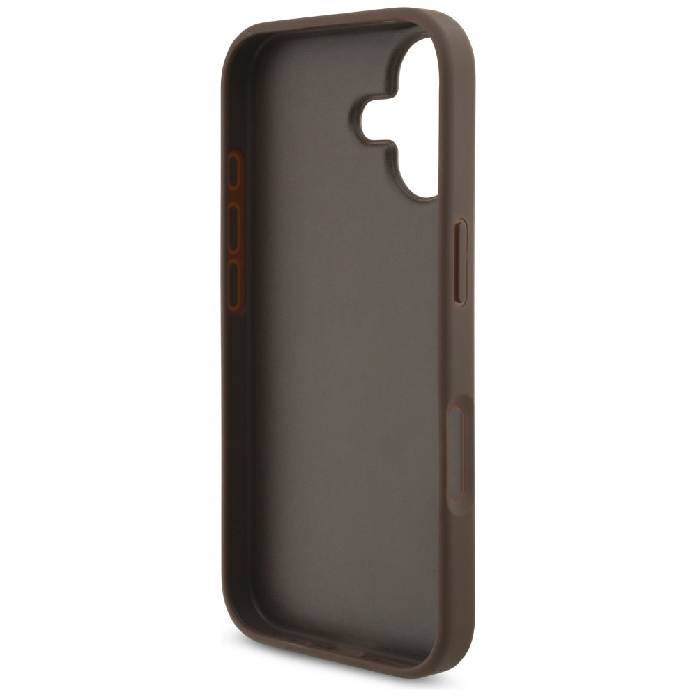 Funda para Apple iPhone 17, Guess, 4G Big Logo, Marrón