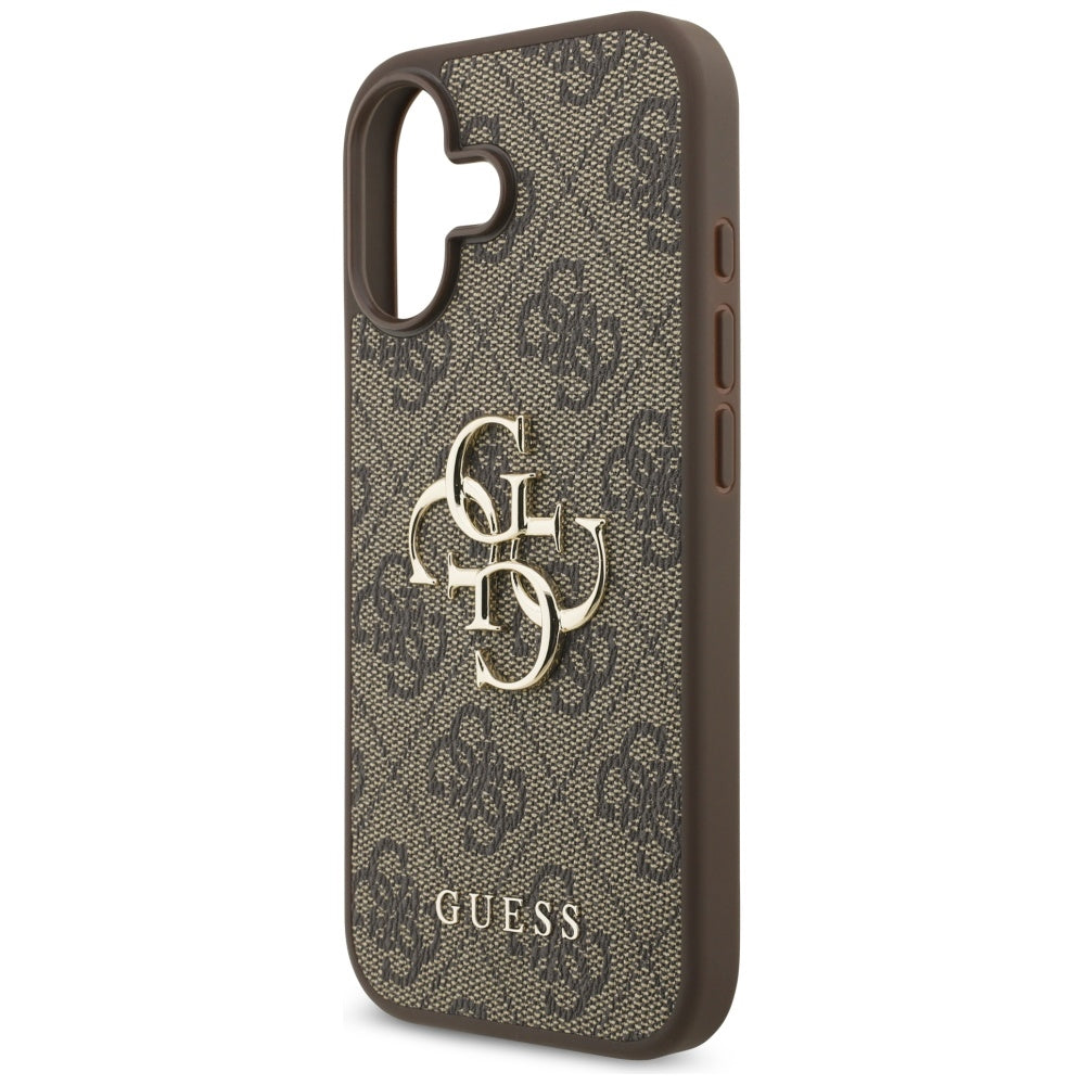 Funda para Apple iPhone 17, Guess, 4G Big Logo, Marrón