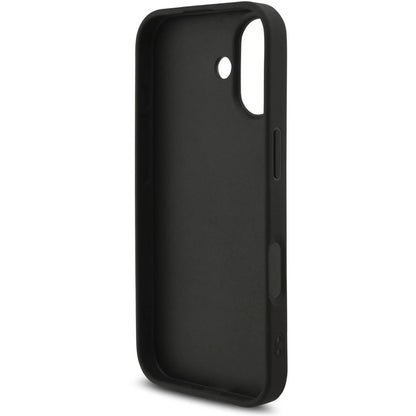 Funda para Apple iPhone 17, Guess, 4G Classic Logo con Correa, Negra