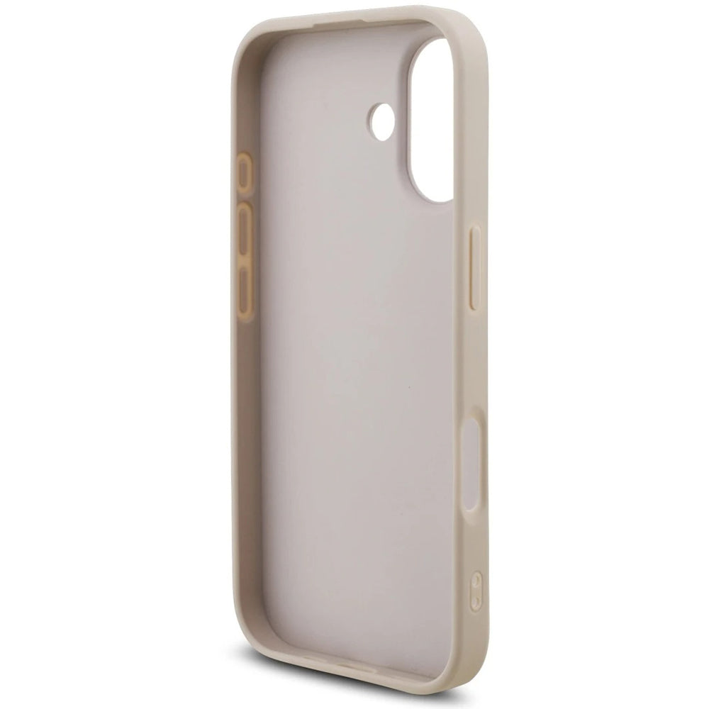 Funda para Apple iPhone 17, Guess, 4G Classic Logo con Correa, Rosa
