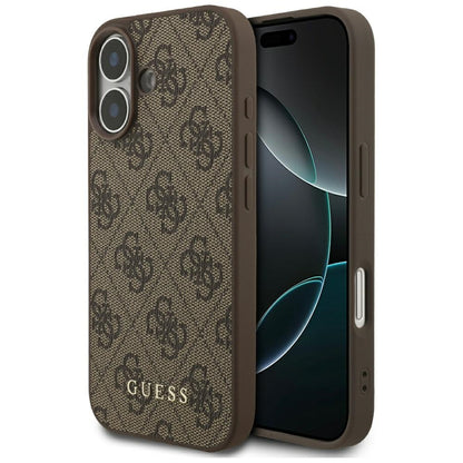 Funda para Apple iPhone 17, Guess, 4G Classic, Marrón