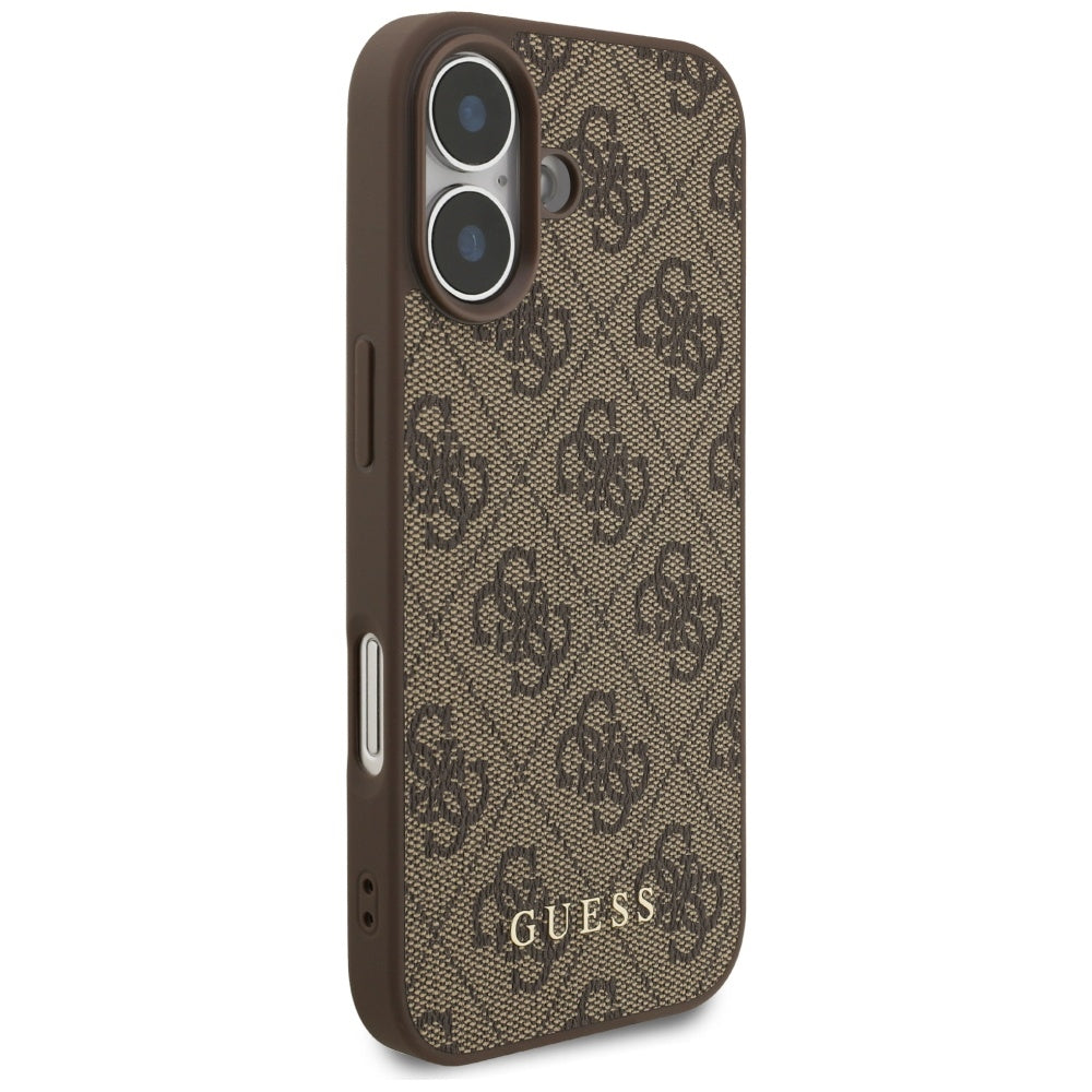 Funda para Apple iPhone 17, Guess, 4G Classic, Marrón