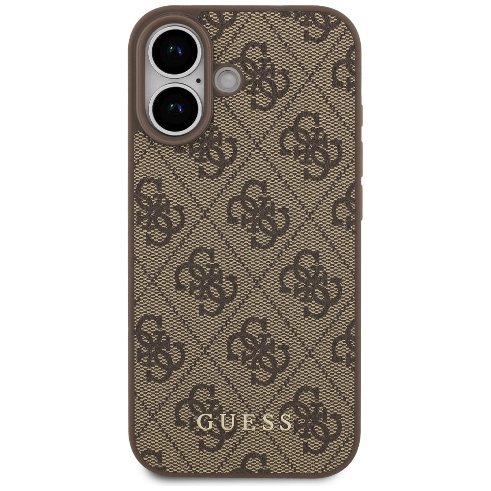 Funda para Apple iPhone 17, Guess, 4G Classic, Marrón