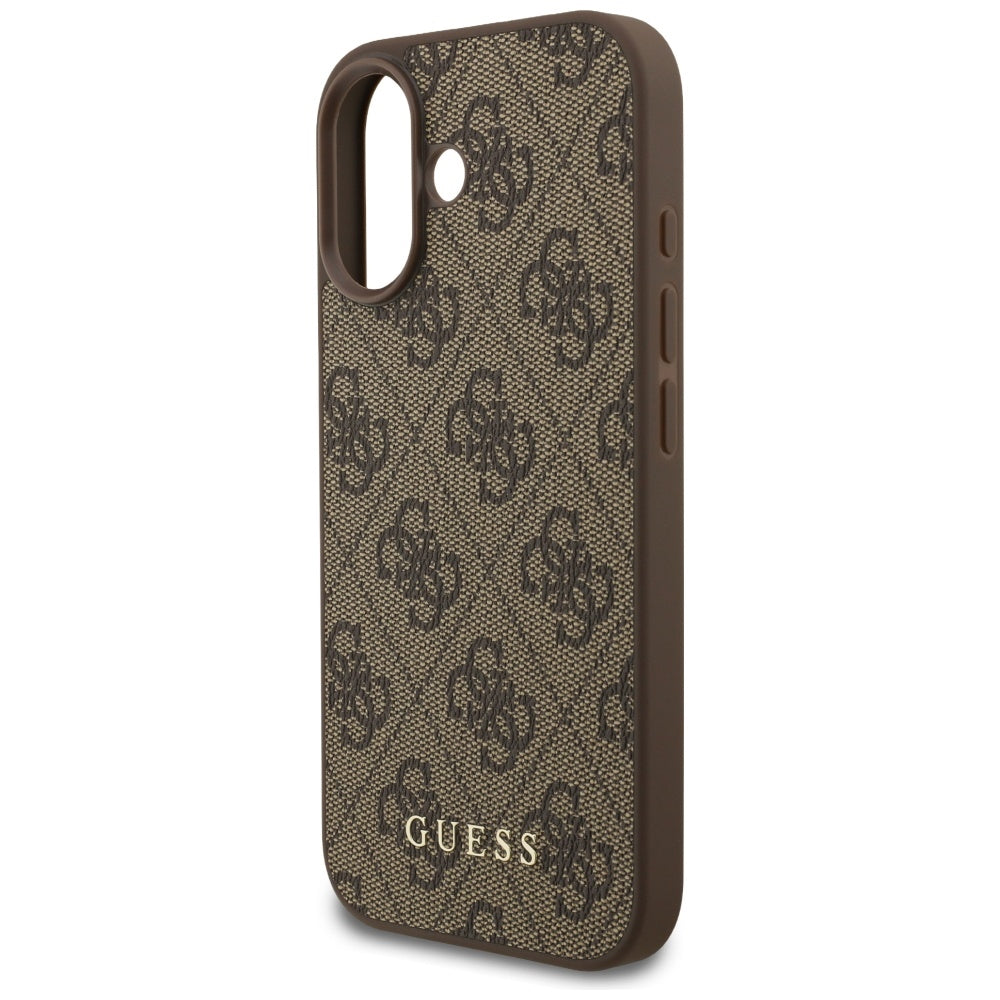 Funda para Apple iPhone 17, Guess, 4G Classic, Marrón