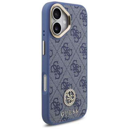 Funda para Apple iPhone 17, Guess, 4G Strass Logo, Azul.