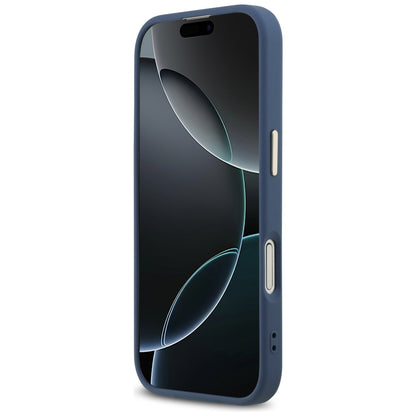 Funda para Apple iPhone 17, Guess, Big 4G Logo Classic, Azul Dorado