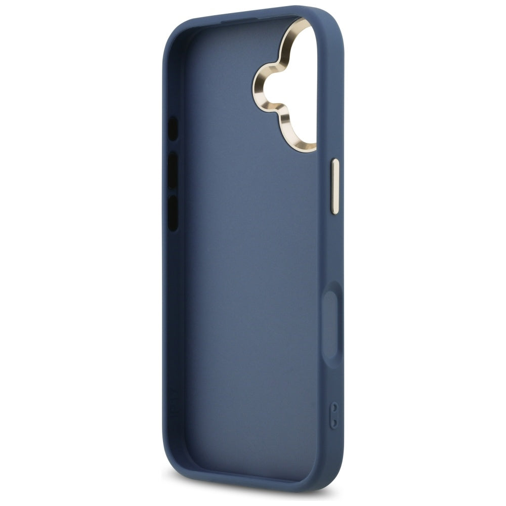 Funda para Apple iPhone 17, Guess, Big 4G Logo Classic, Azul Dorado