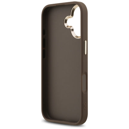 Funda para Apple iPhone 17, Guess, Big 4G Logo Classic, Marrón Dorado