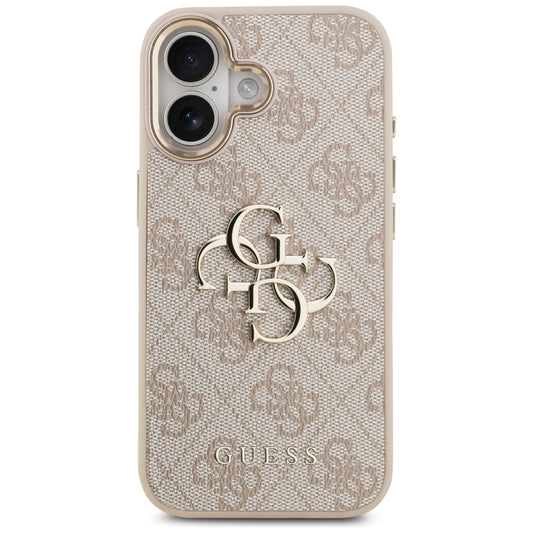 Funda para Apple iPhone 17, Guess, Big 4G Logo Classic, Rosa Dorado