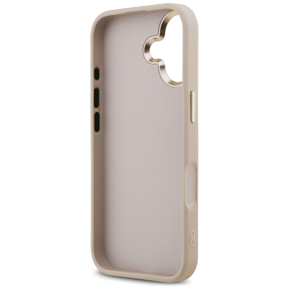 Funda para Apple iPhone 17, Guess, Big 4G Logo Classic, Rosa Dorado