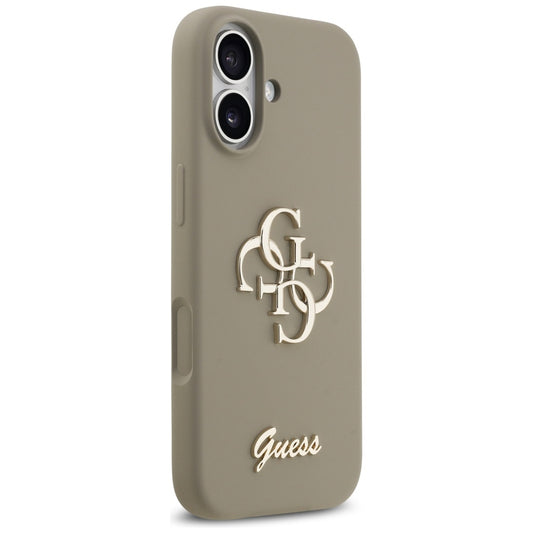 Funda para Apple iPhone 17, Guess, Big 4G Script, Marrón