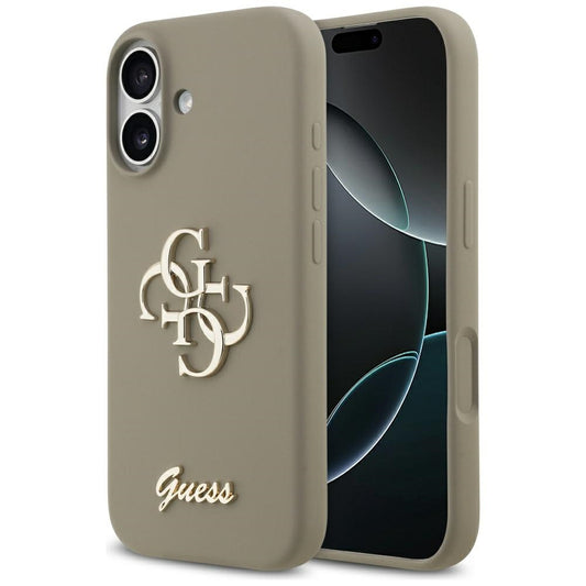 Funda para Apple iPhone 17, Guess, Big 4G Script, Marrón