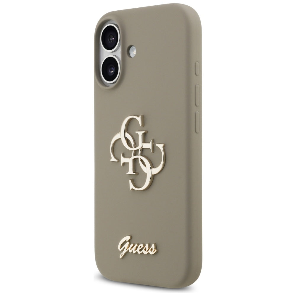 Funda para Apple iPhone 17, Guess, Big 4G Script, Marrón