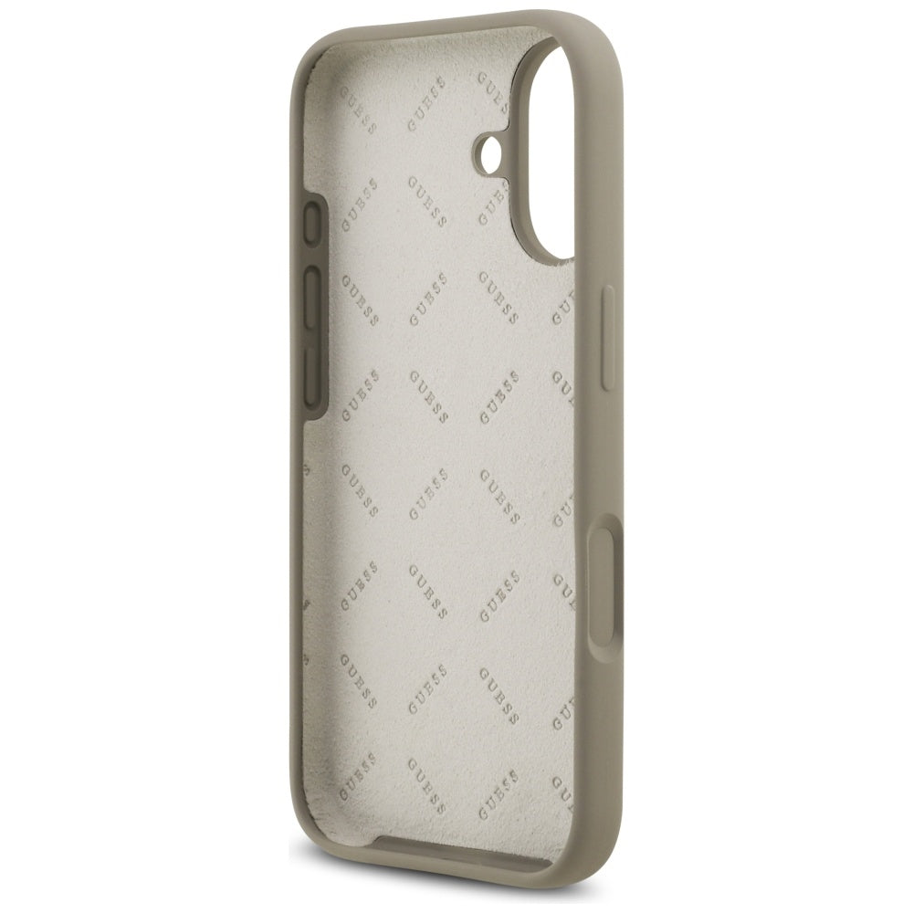 Funda para Apple iPhone 17, Guess, Big 4G Script, Marrón