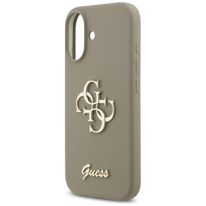 Funda para Apple iPhone 17, Guess, Big 4G Script, Marrón