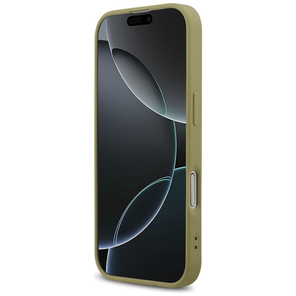 Funda para Apple iPhone 17, Guess, Fixed Glitter Big 4G, Dorada
