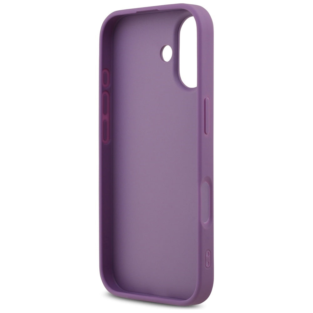 Funda para Apple iPhone 17, Guess, Fixed Glitter Big 4G, Morado