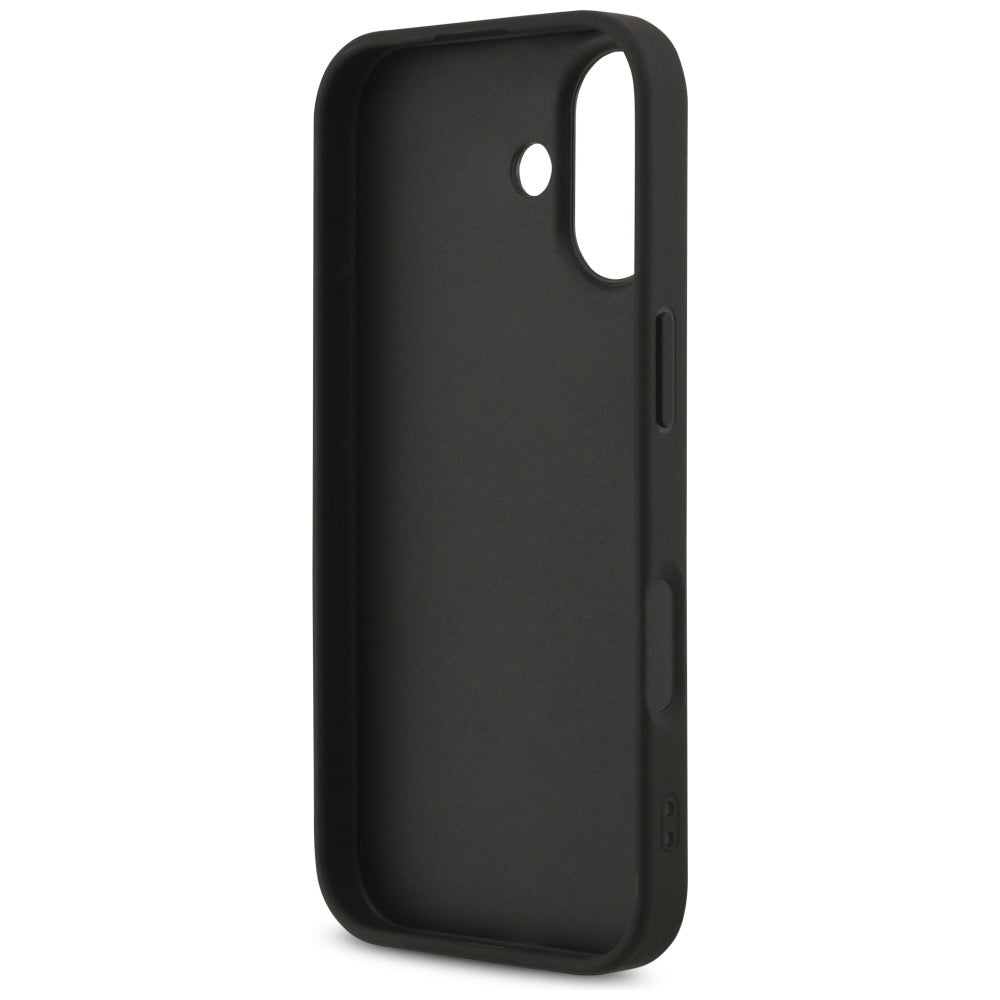 Funda para Apple iPhone 17, Guess, Fixed Glitter Big 4G, Negra