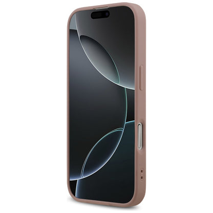Funda para Apple iPhone 17, Guess, Fixed Glitter Big 4G, Rosa