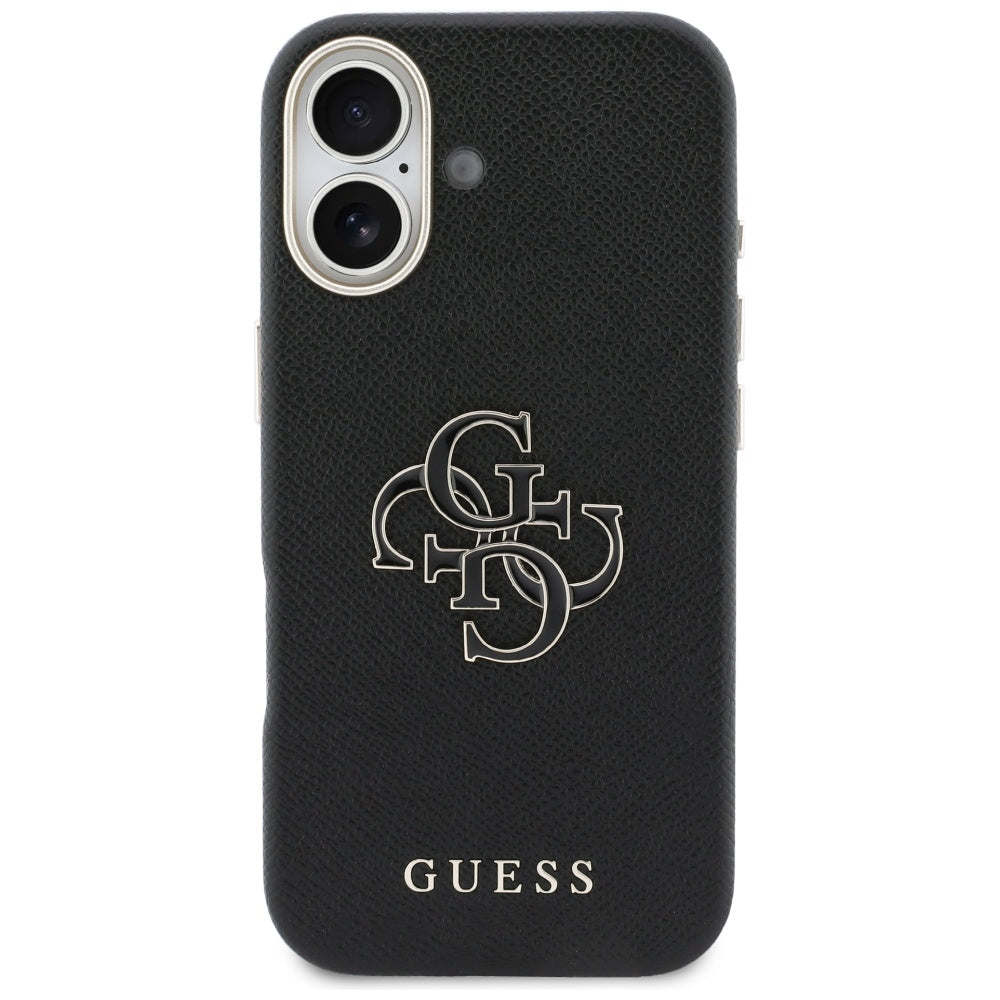 Funda para Apple iPhone 17, Guess, Resin Logo, Negra