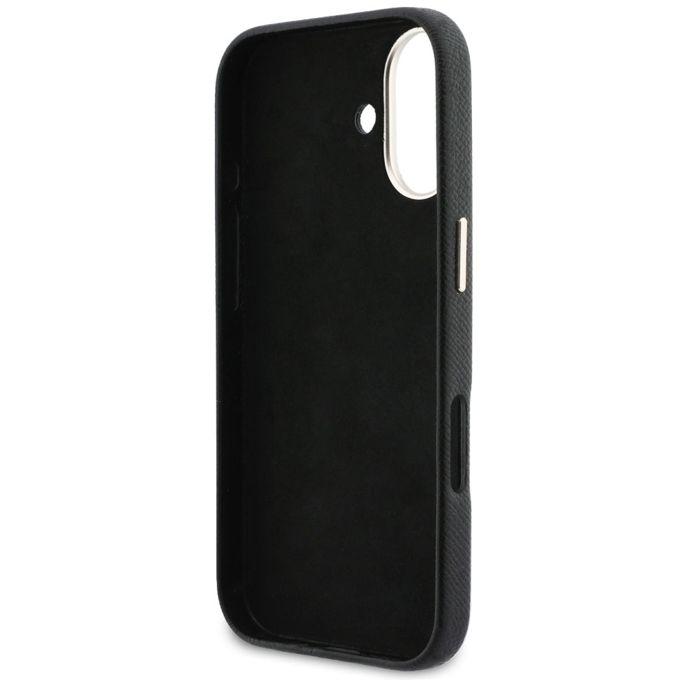 Funda para Apple iPhone 17, Guess, Resin Logo, Negra