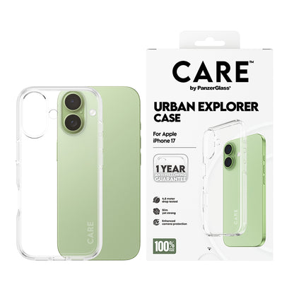 Funda para Apple iPhone 17, PanzerGlass, Care Urban Explorer, Transparente
