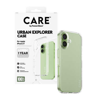 Funda para Apple iPhone 17, PanzerGlass, Care Urban Explorer, Transparente