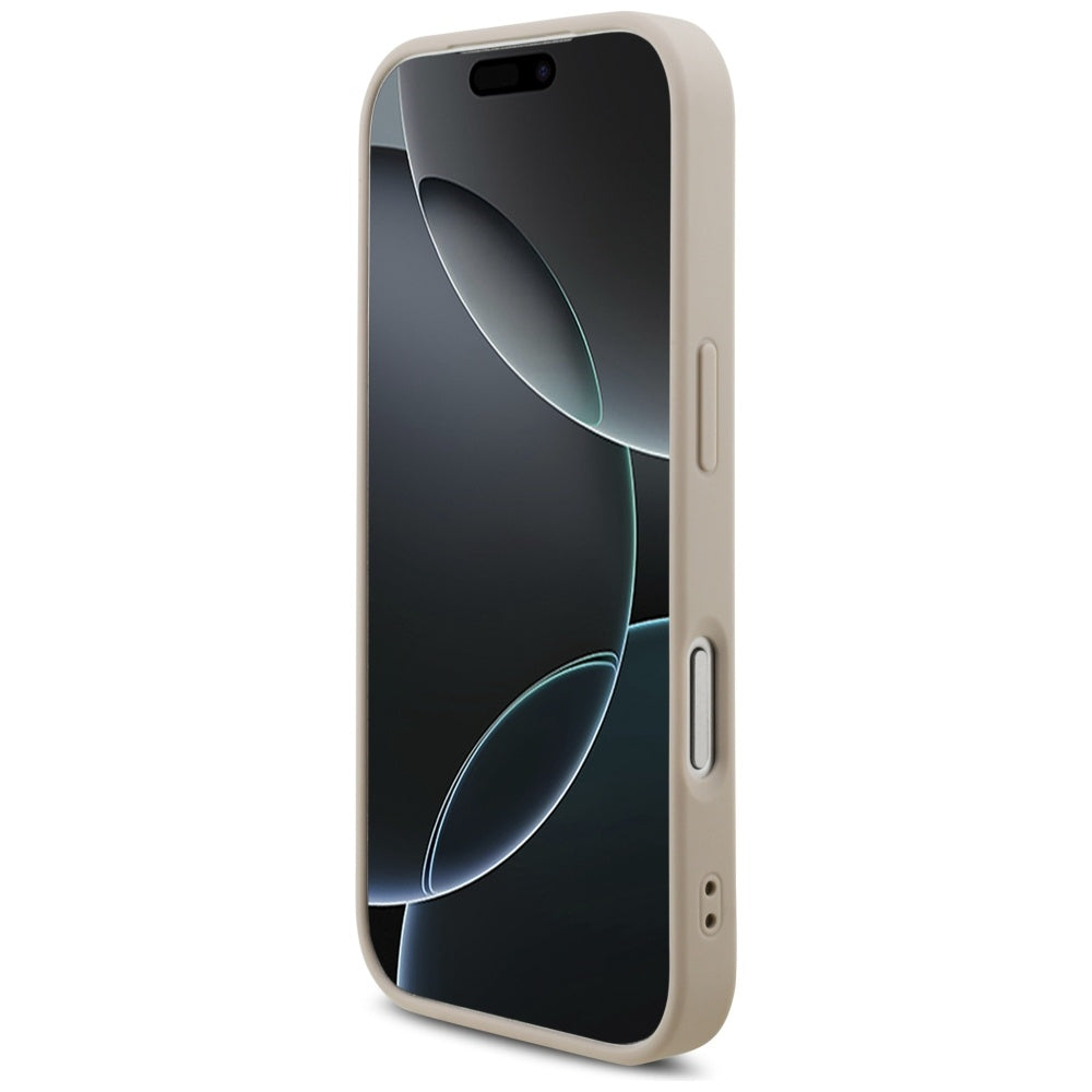Funda para Apple iPhone 17 Pro, Guess, 4G Classic Logo con Correa, Rosa