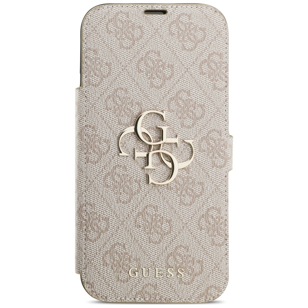 Funda para Apple iPhone 17 Pro, Guess, 4G Metal Logo, Rosa