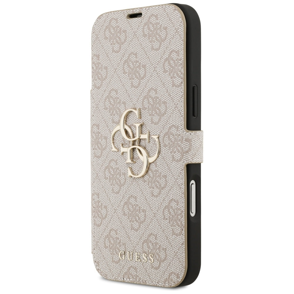 Funda para Apple iPhone 17 Pro, Guess, 4G Metal Logo, Rosa