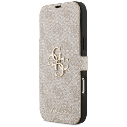 Funda para Apple iPhone 17 Pro, Guess, 4G Metal Logo, Rosa