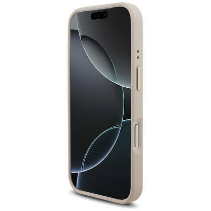 Funda para Apple iPhone 17 Pro, Guess, Big 4G Logo Classic, Rosa Dorado